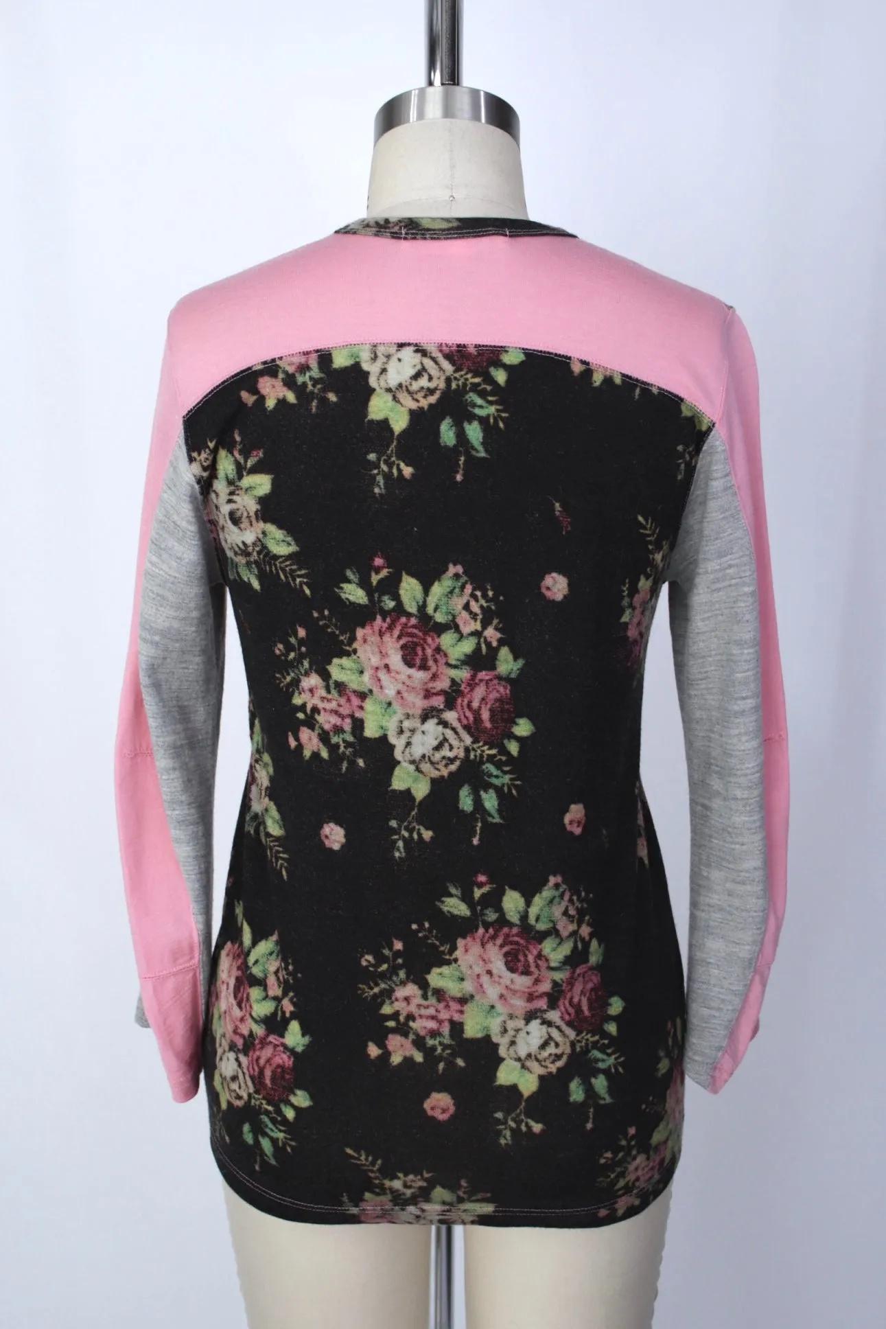 Comme Des Garçons Wool Floral Top