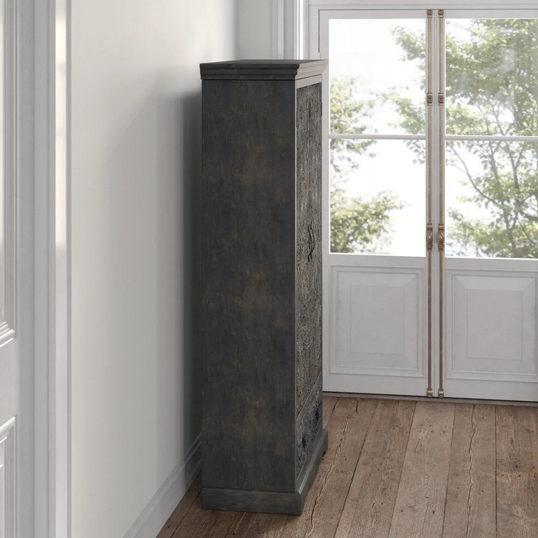 Concerto Armoire Kelly Clarkson Home Color: Light Gray