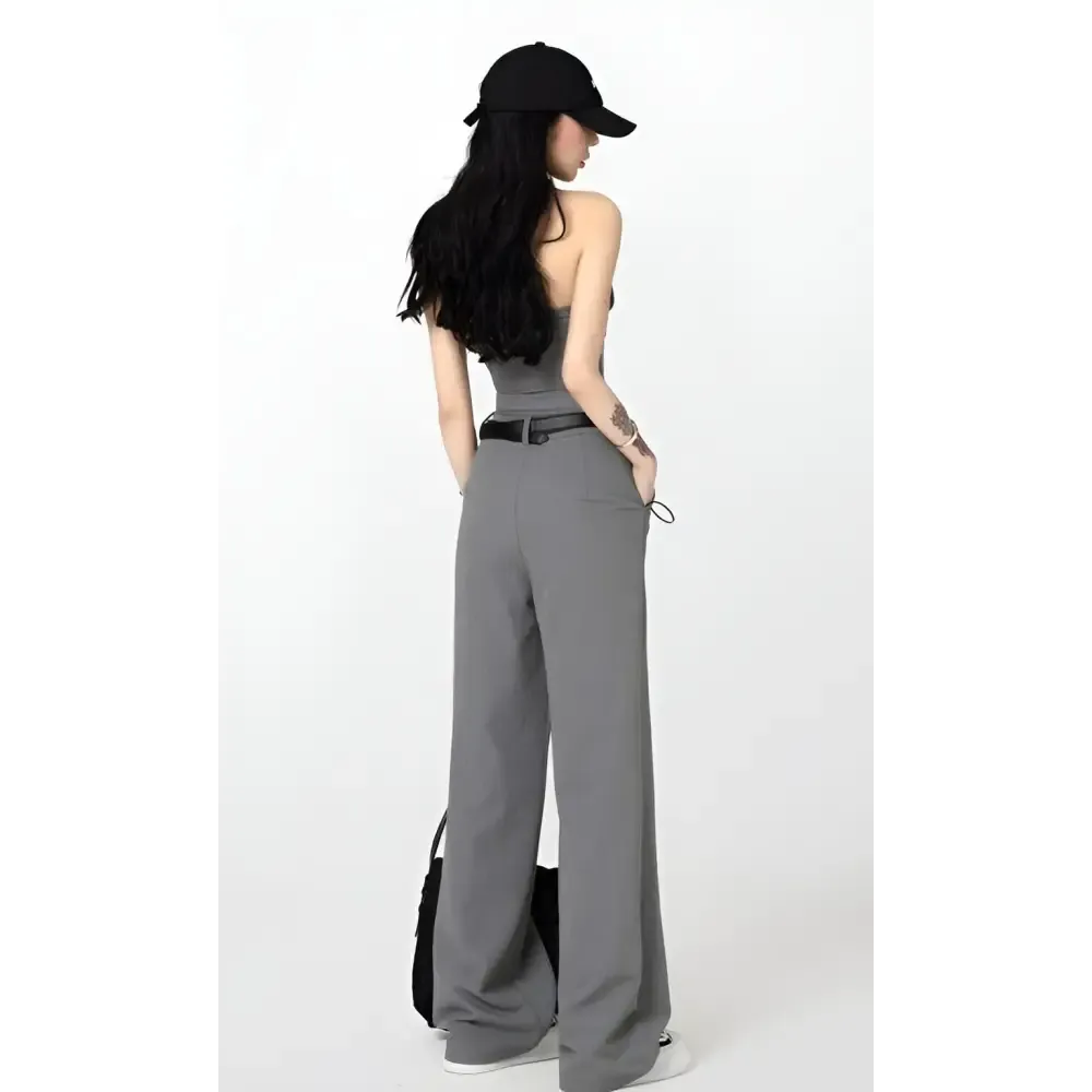 Corset Top and Wide Leg Pants Set for Stylish Outfits