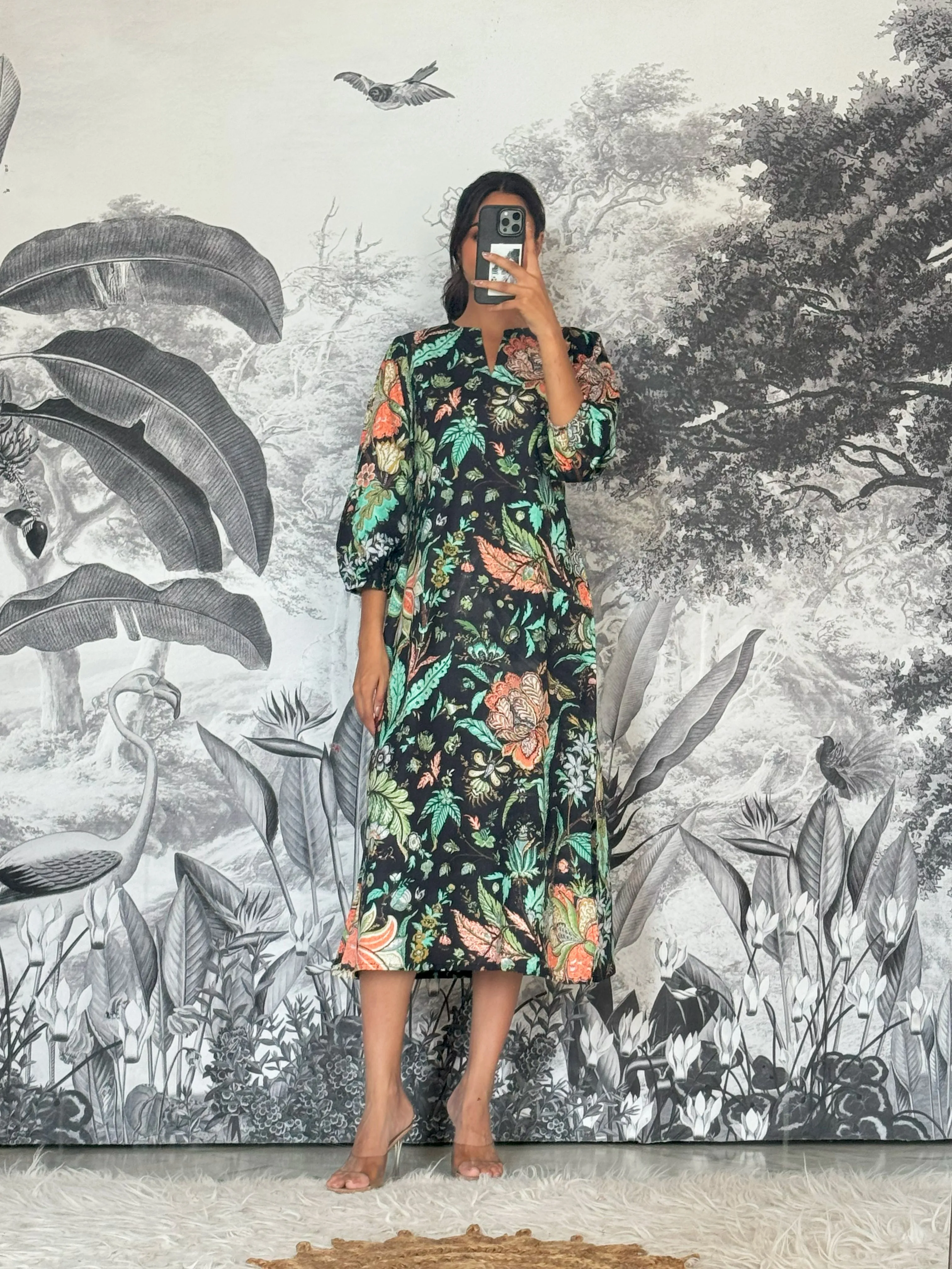 Cotton Printed Dress