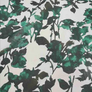 Cotton Voile, Summer Vine - 45cm remnant