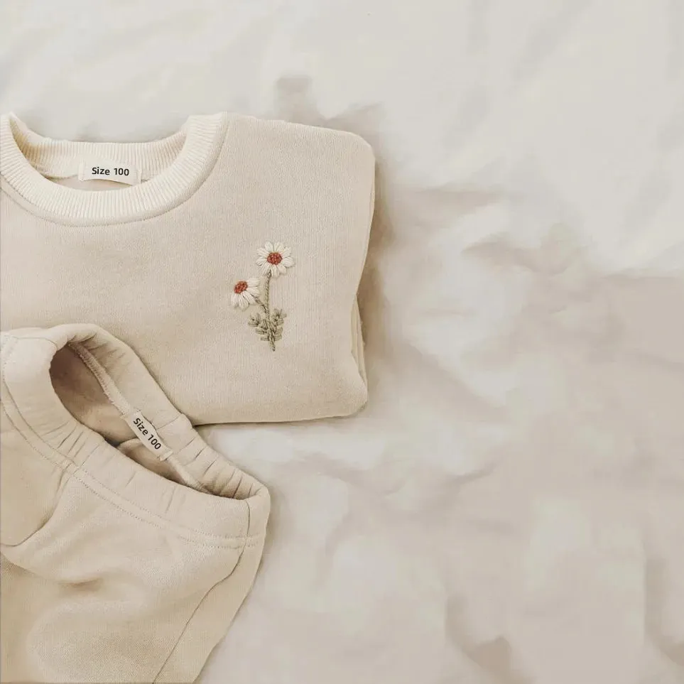 Cozy Embroidered Winter Baby Set
