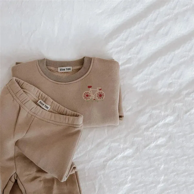 Cozy Embroidered Winter Baby Set