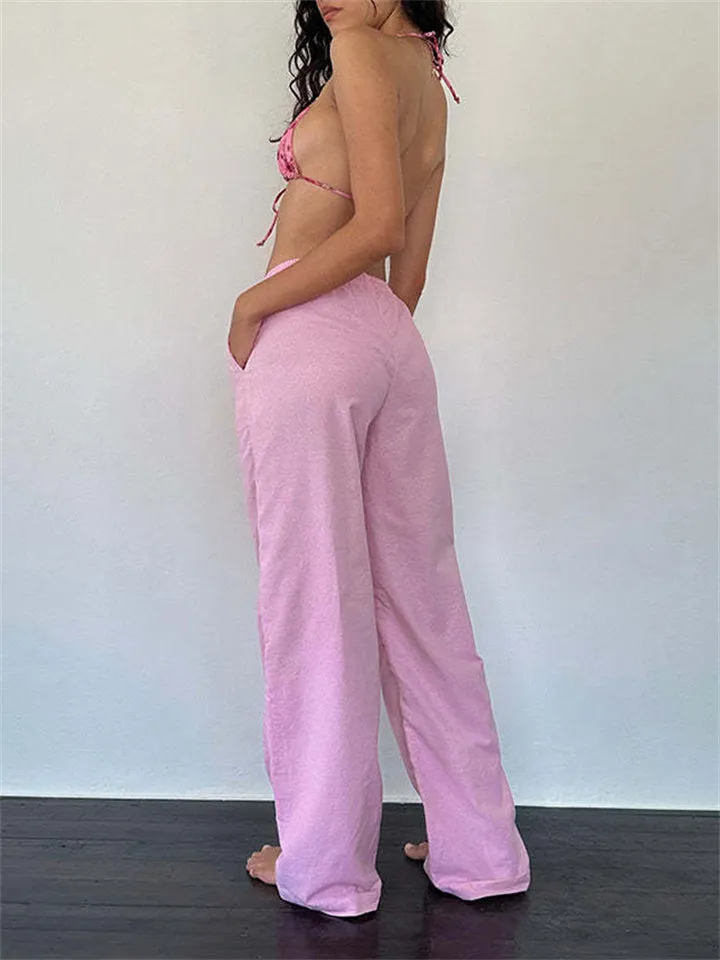 Cozy Loose-Fitting Sleepwear Pants for Women