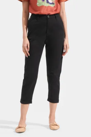 Cuffed Ankle Length Cozy Pants