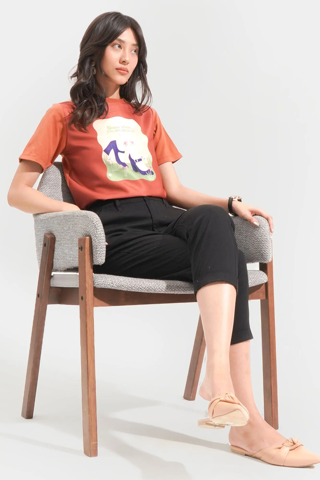Cuffed Ankle Length Cozy Pants