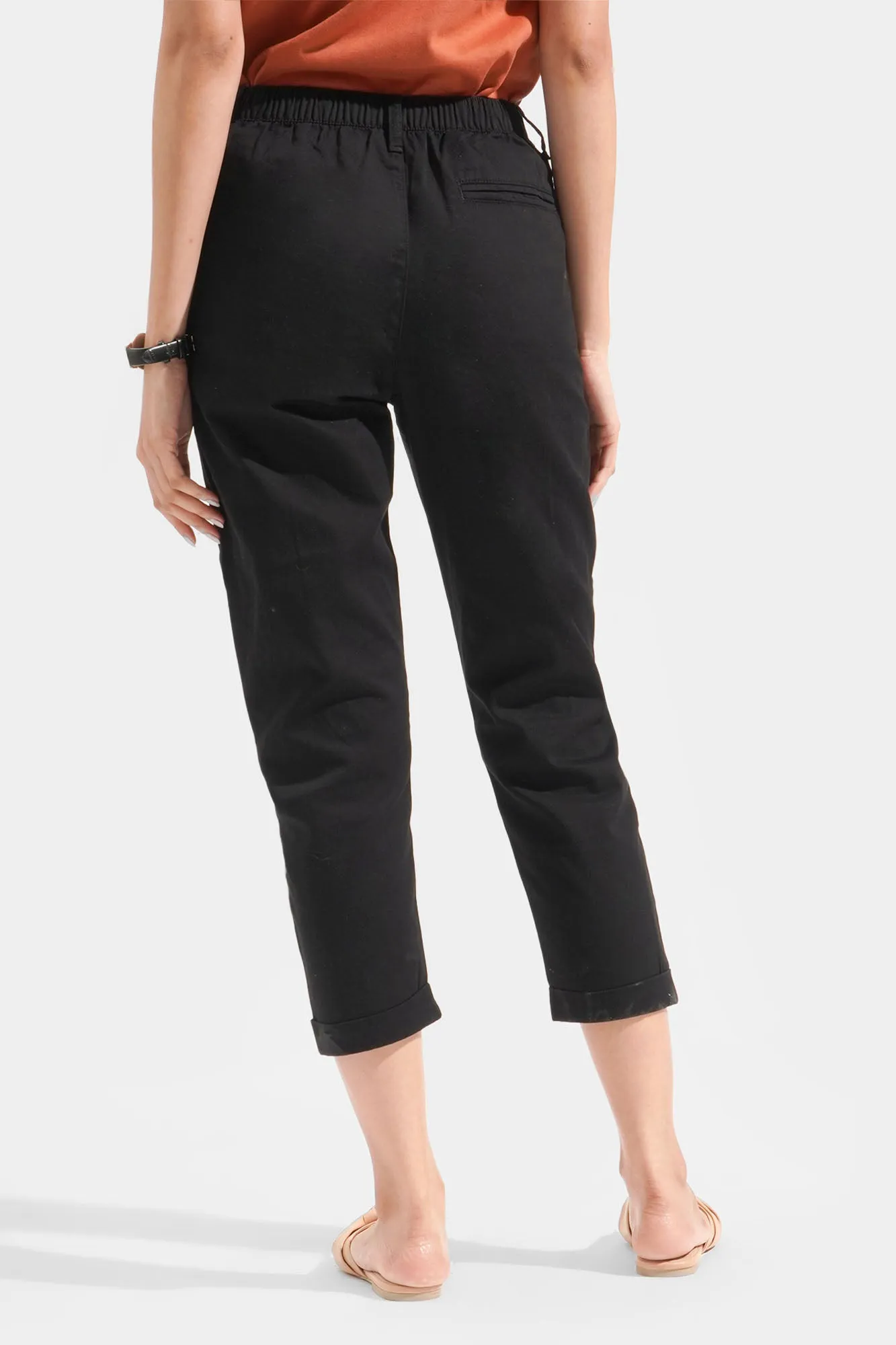 Cuffed Ankle Length Cozy Pants