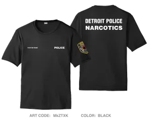 CUSTOM Detroit police narcotics Hi-Tech Performance Unisex SS Tee - MkZTXK