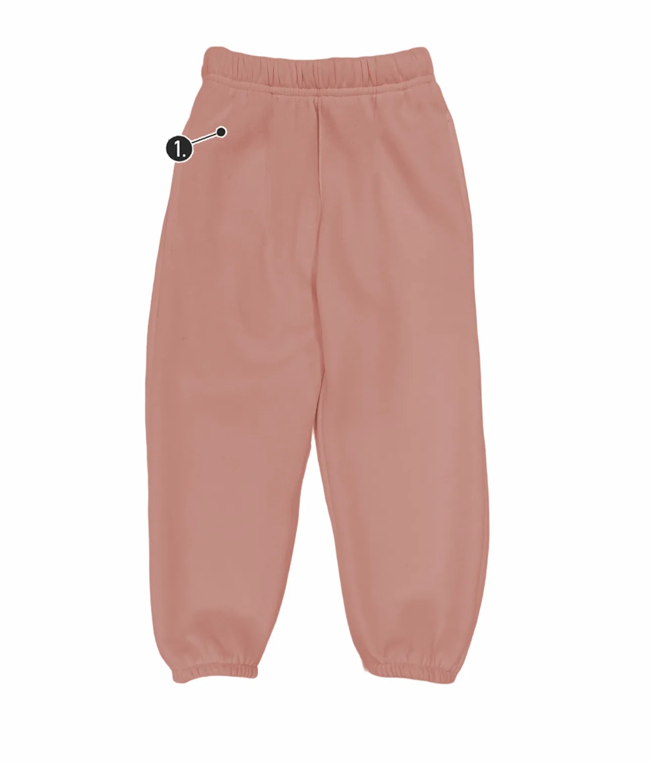 Customizable Spooky Single Mini Embroidery Kids' Sweatpants (Copy)