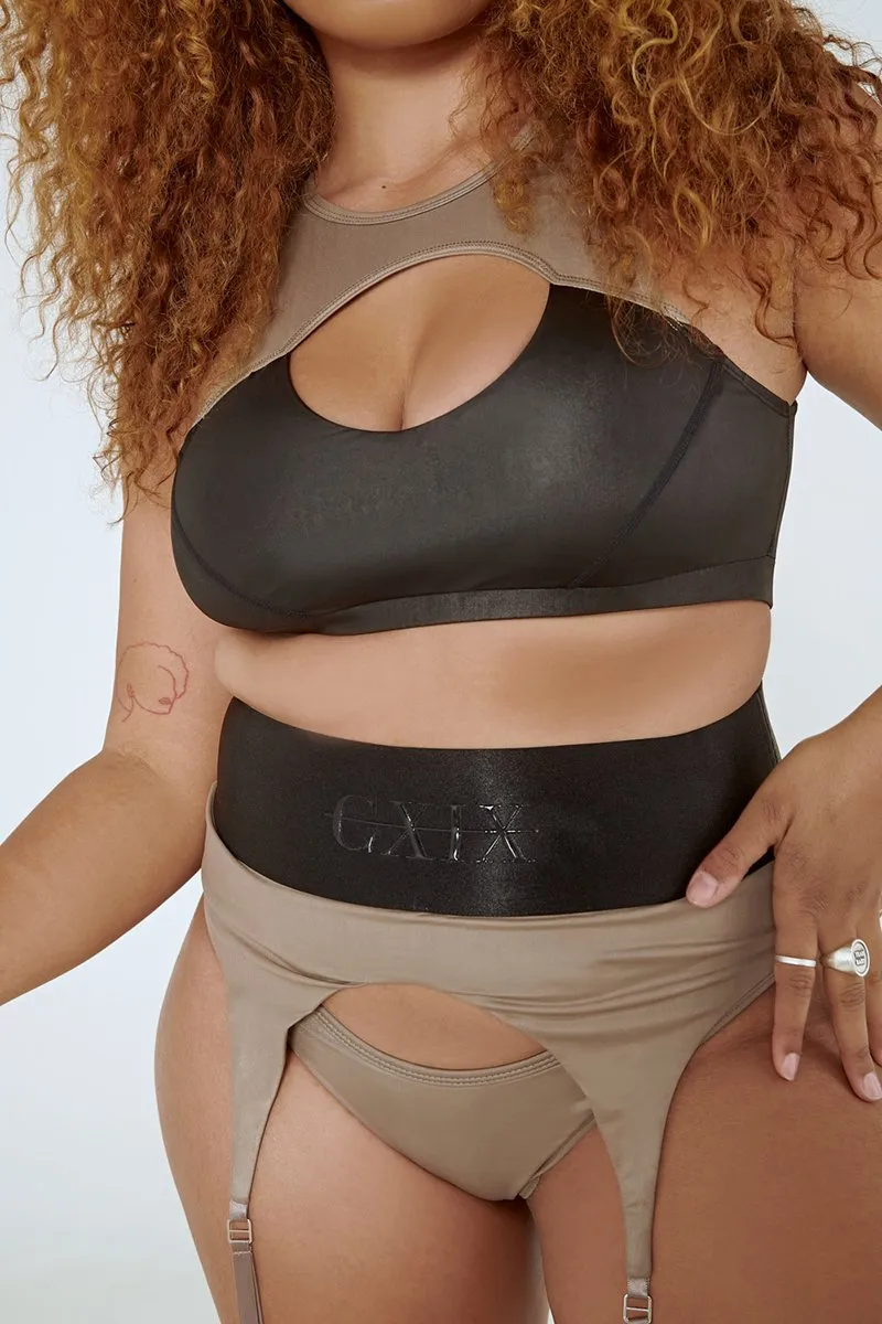 CXIX Snatched Garter Bottom - Mink