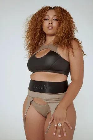 CXIX Snatched Garter Bottom - Mink