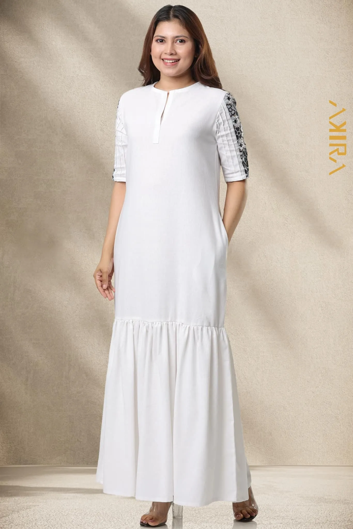 Dianella Linen Dress | Kaftan, Bohemian Dress, Floral Dress, Boho Maxi Dress