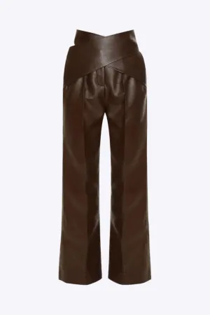 Dinah - Trendy Crossed Fit Woman's Trousers