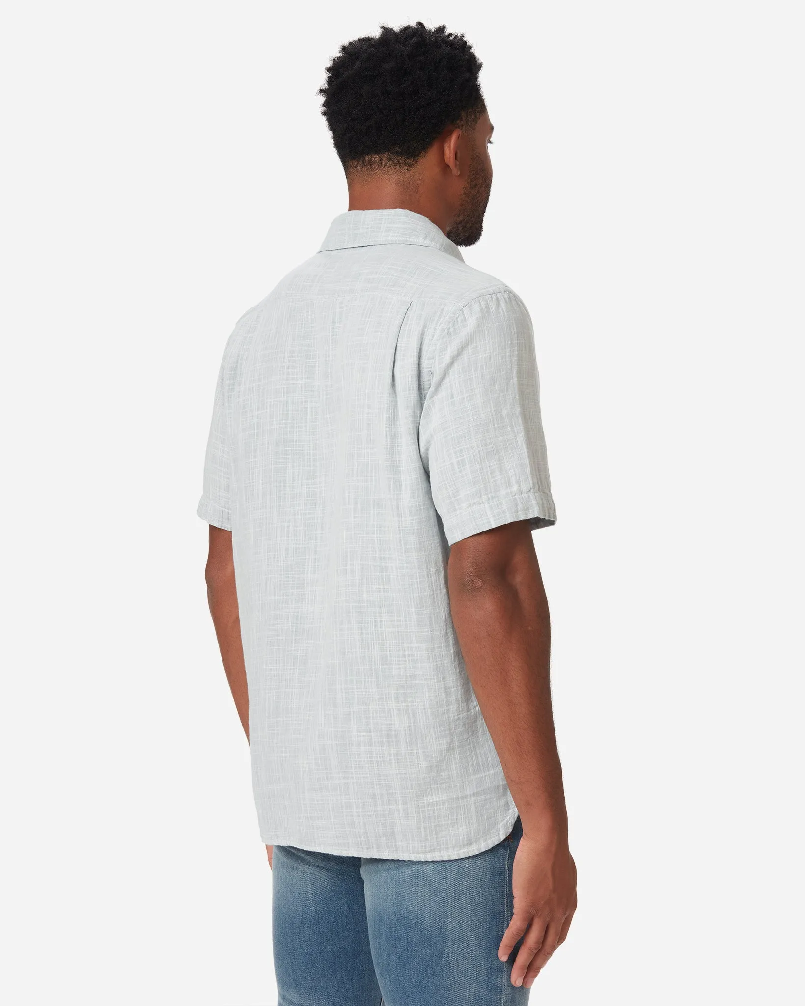Double Gauze - Short Sleeve - Natural Slub