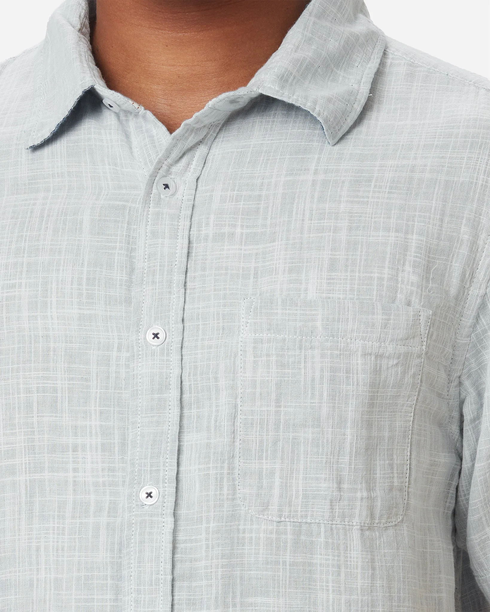 Double Gauze - Short Sleeve - Natural Slub