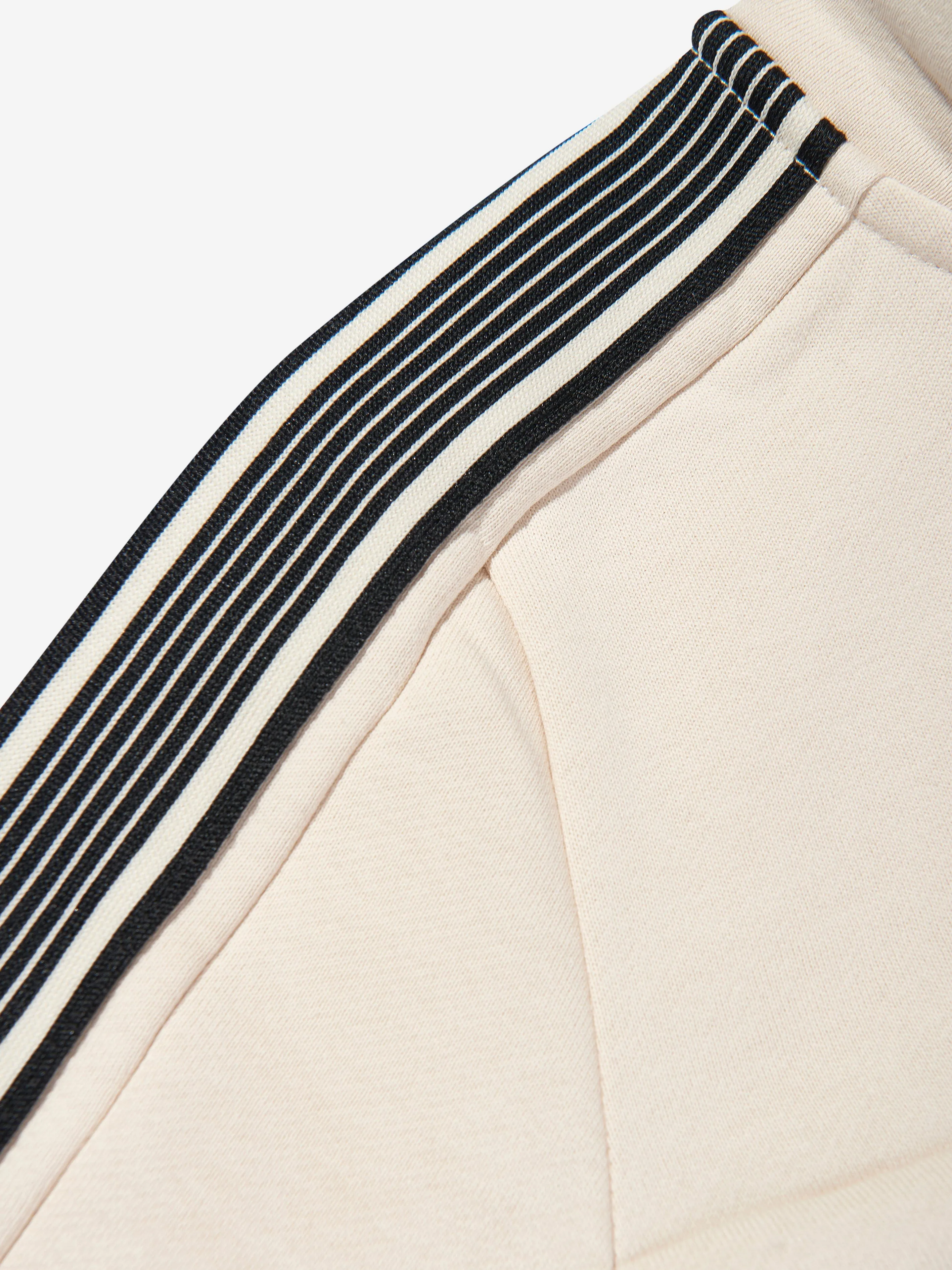 EA7 Emporio Armani Boys Logo Sweatshirt in Beige