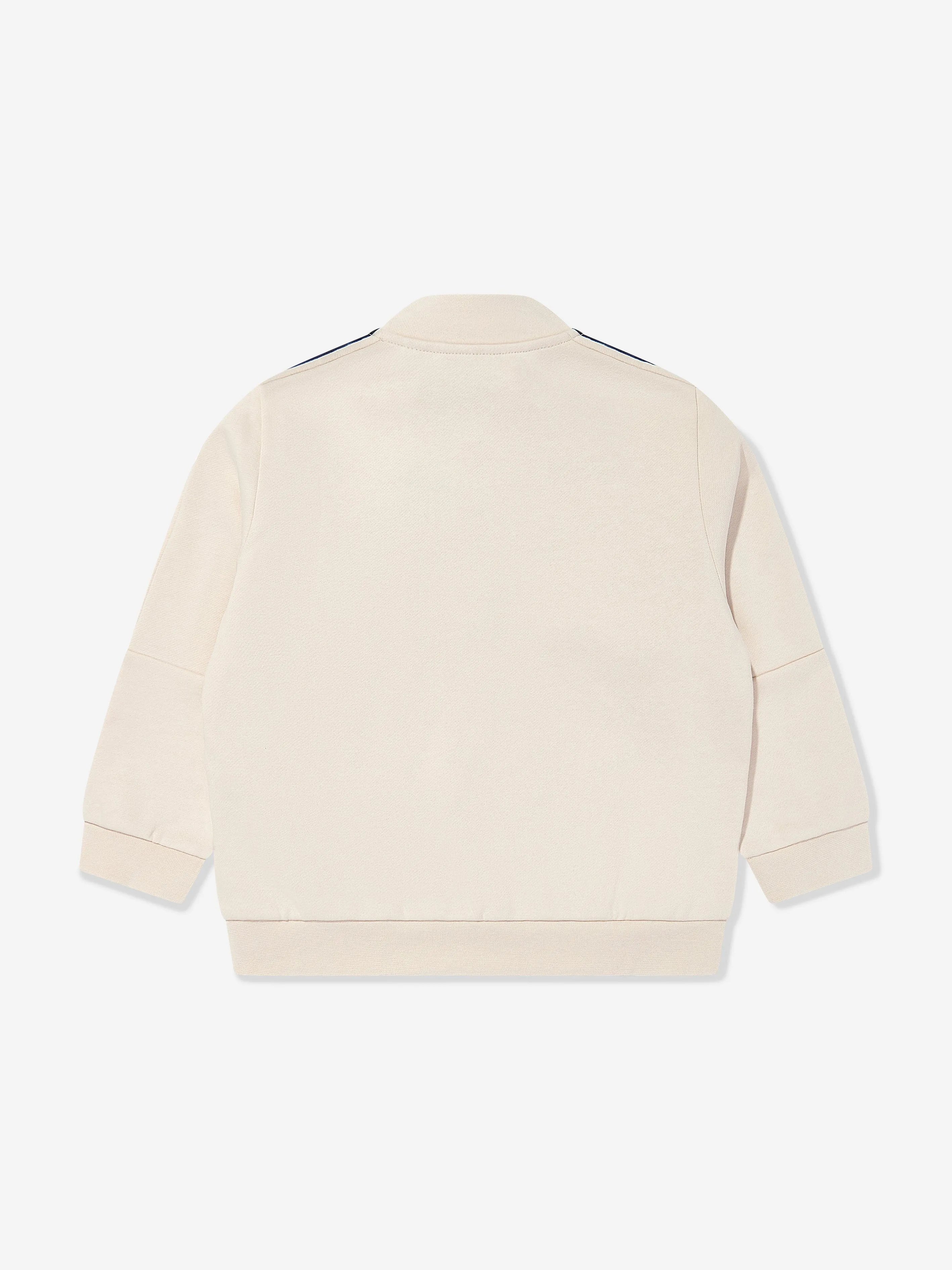 EA7 Emporio Armani Boys Logo Sweatshirt in Beige