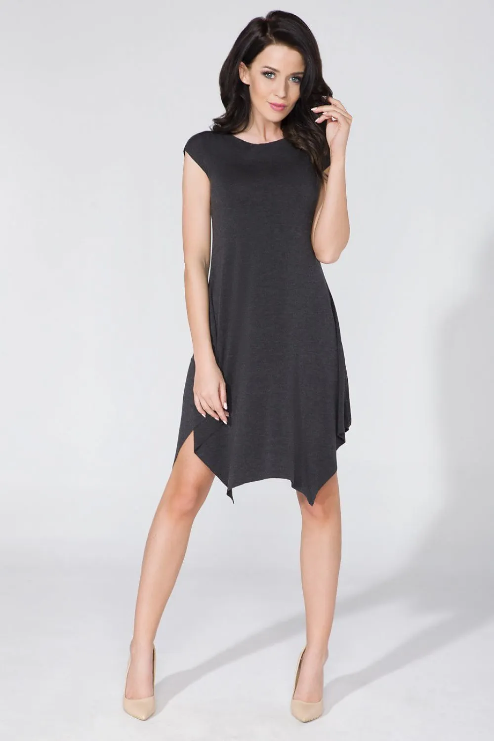 Elegant Flowy Knit Dress
