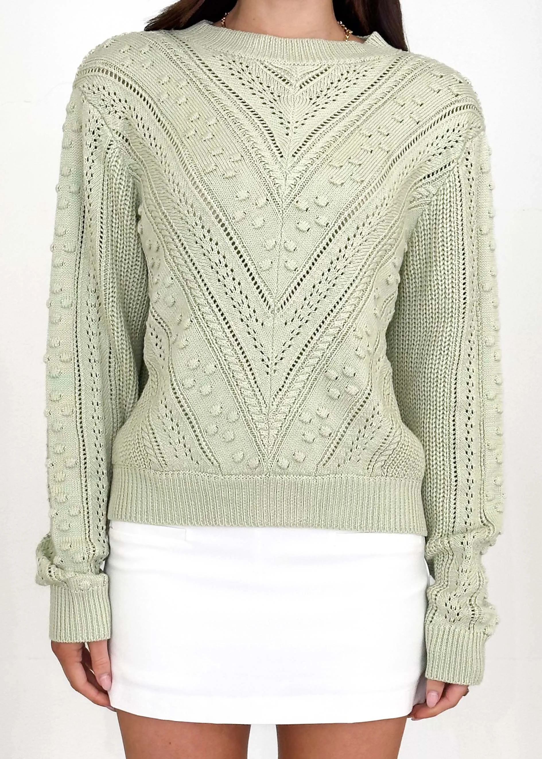 Elyse Sweater - Sage