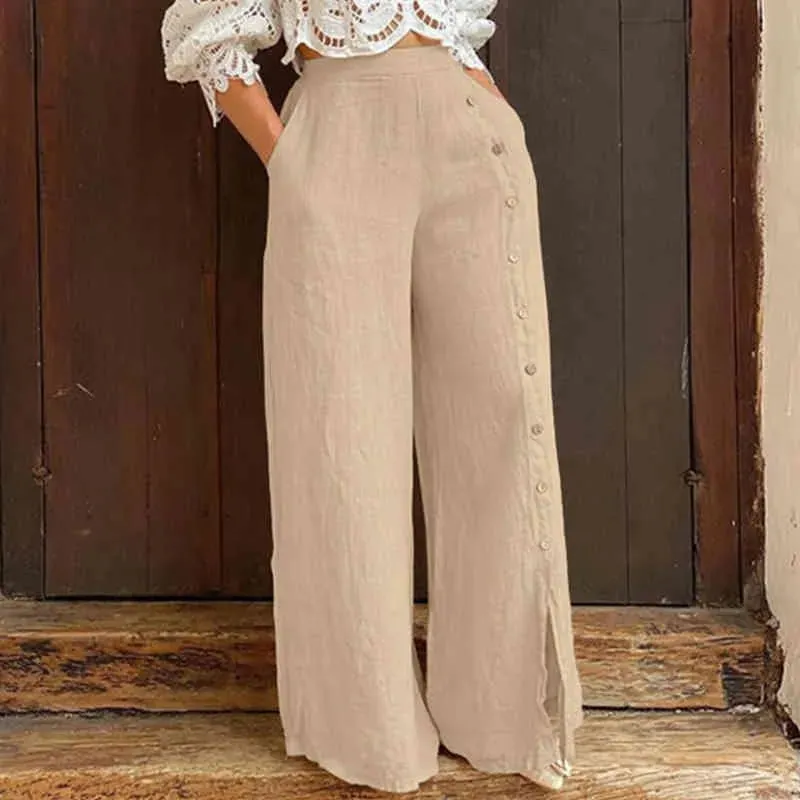 Emily™ - Cozy Plus Size Wide Leg Lounge Pants