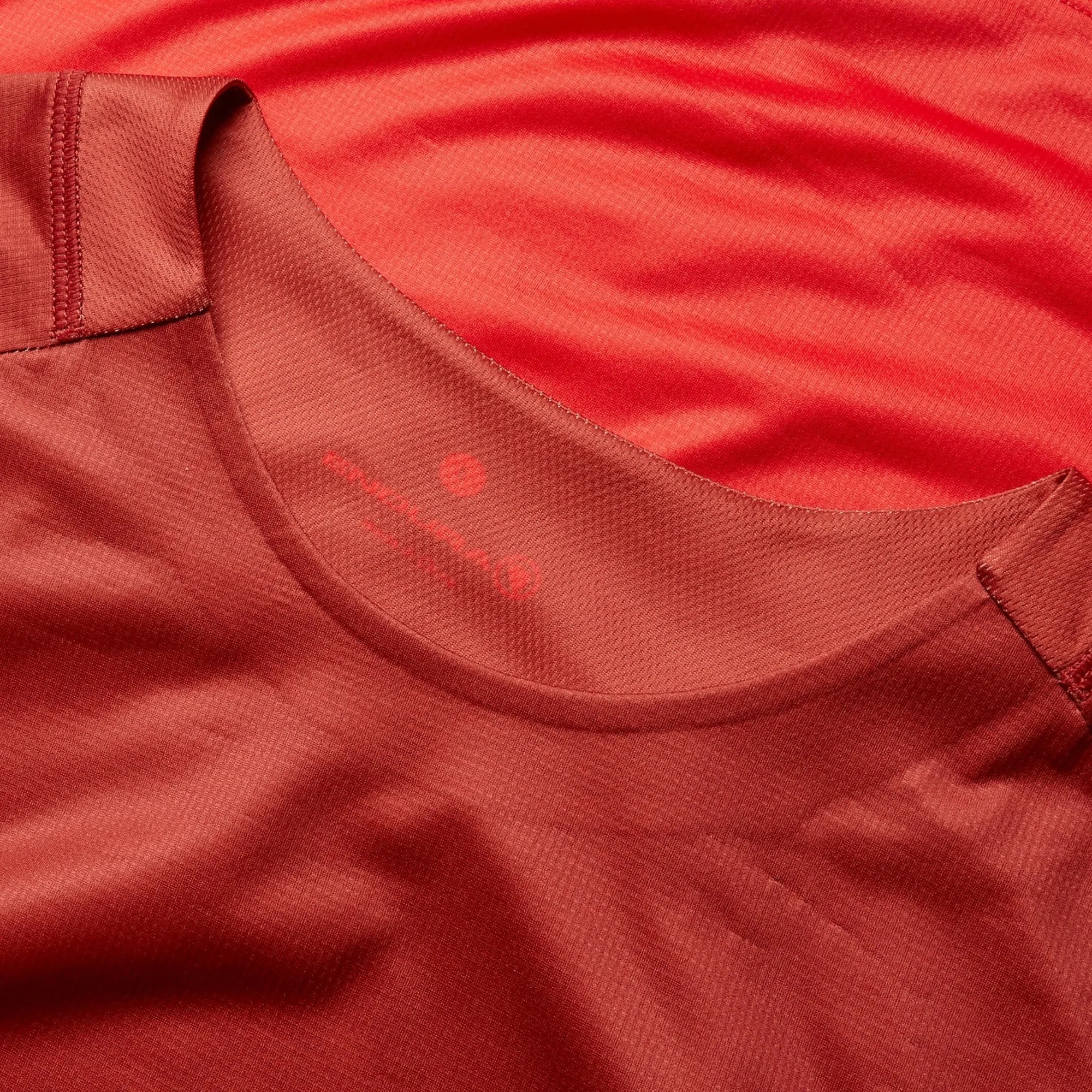 Endura Core Printed Long Sleeve Mens Cycling Jersey - Red