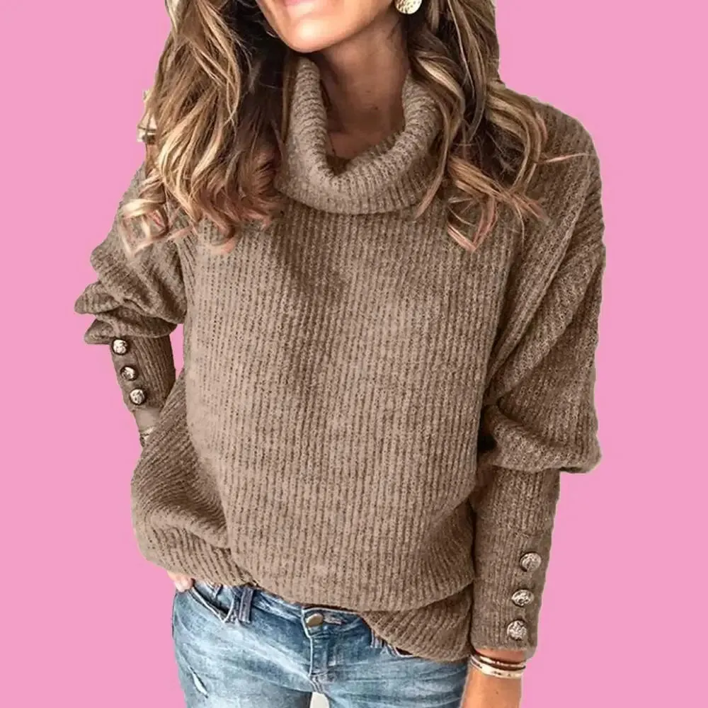 Ethel - Klassischer Winter Rollkragenpullover für Damen