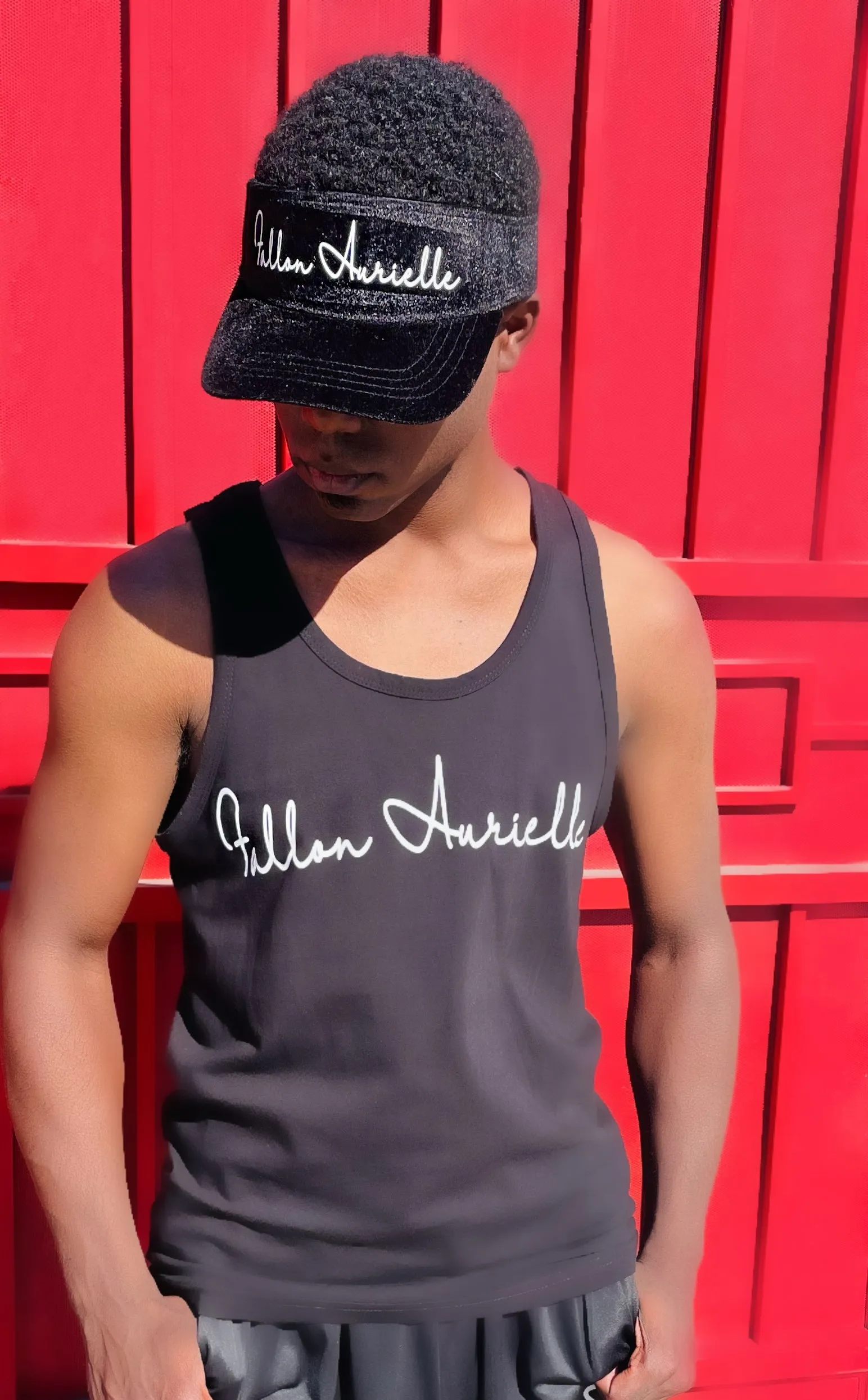 Fallon Aurielle Unisex Signature Classic Tank Top (Black & White)