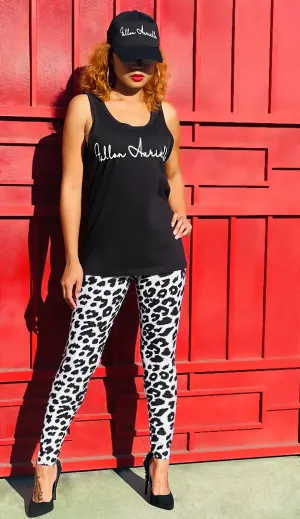 Fallon Aurielle Unisex Signature Classic Tank Top (Black & White)