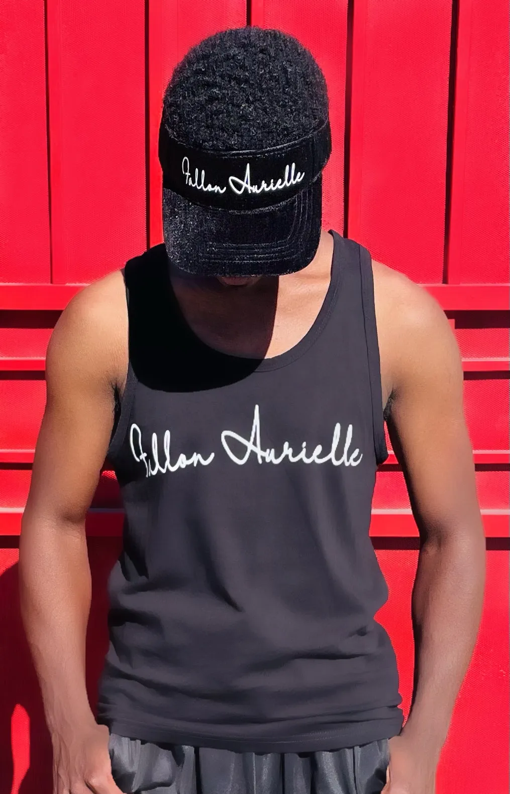 Fallon Aurielle Unisex Signature Classic Tank Top (Black & White)