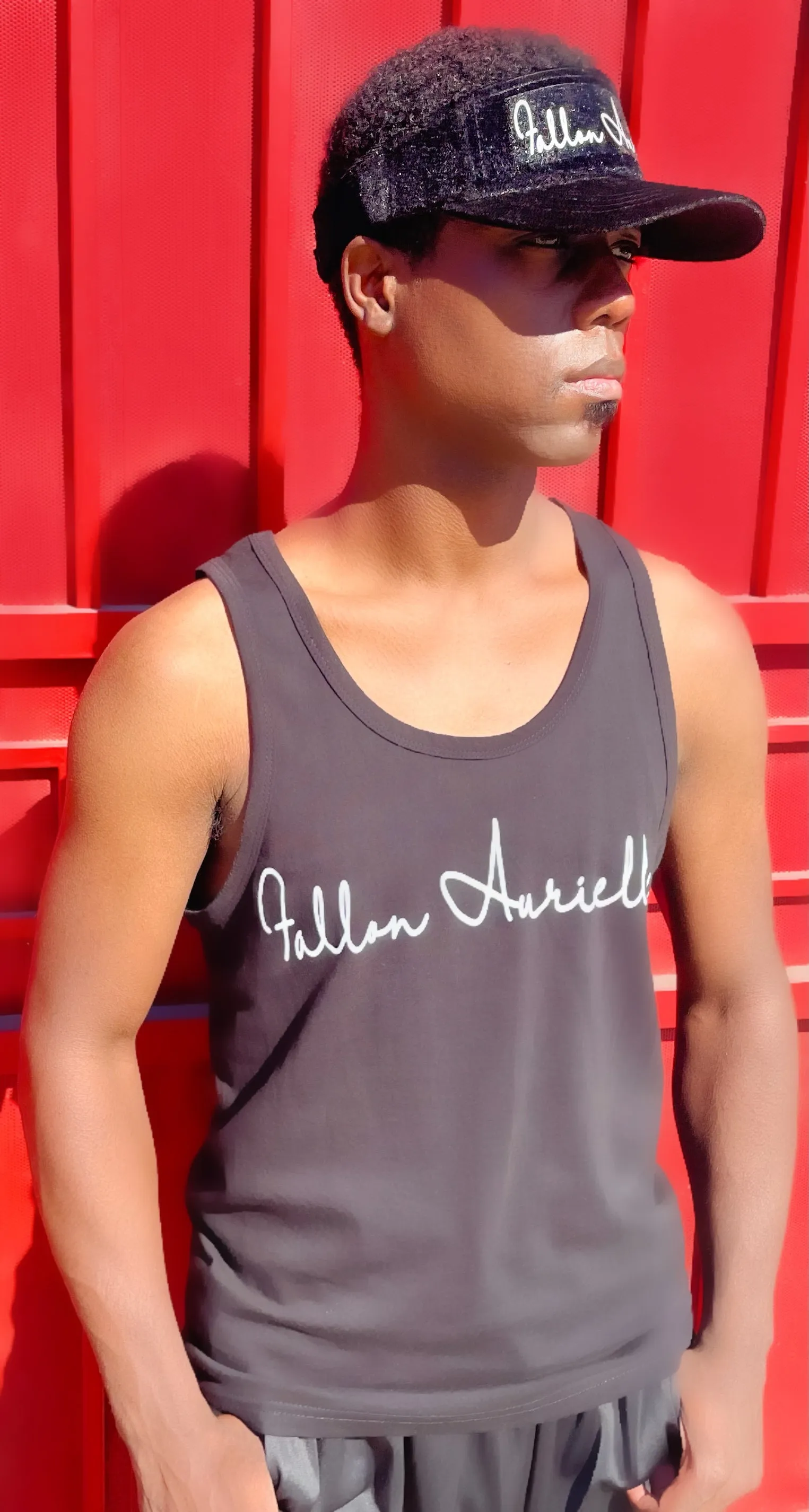 Fallon Aurielle Unisex Signature Classic Tank Top (Black & White)