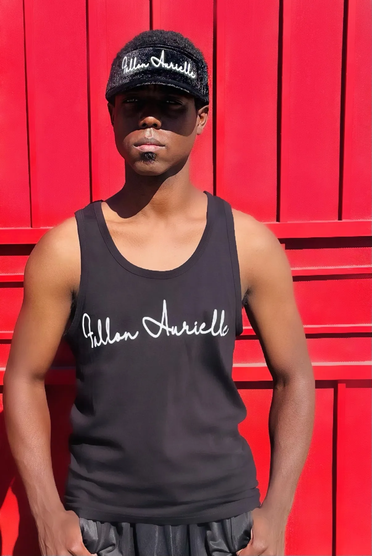 Fallon Aurielle Unisex Signature Classic Tank Top (Black & White)