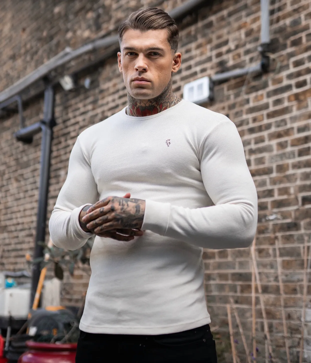 Father Sons Classic Cream Super Slim Jumper - FSH411