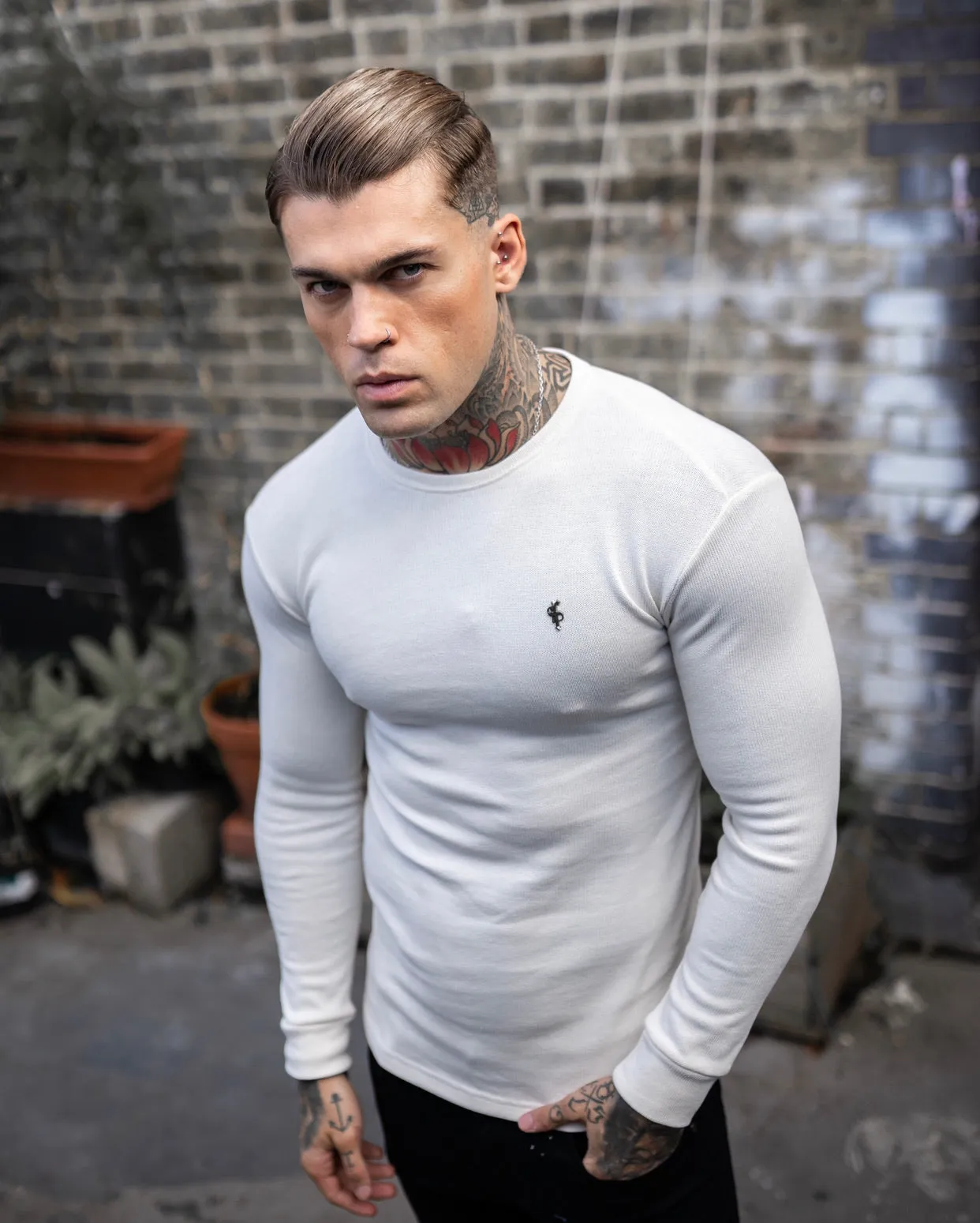 Father Sons Classic Cream Super Slim Jumper - FSH411