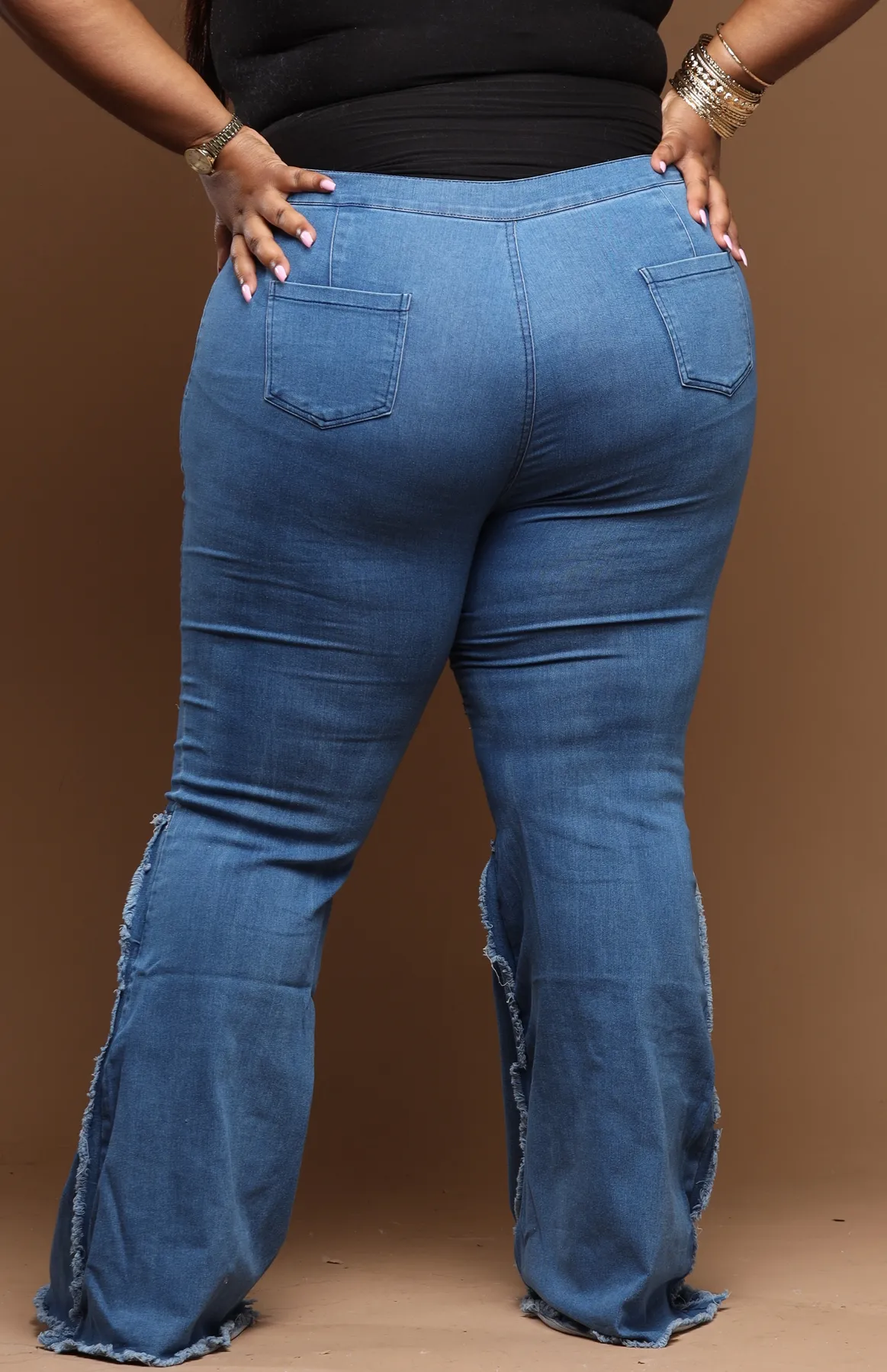 Fitted Flare jeans