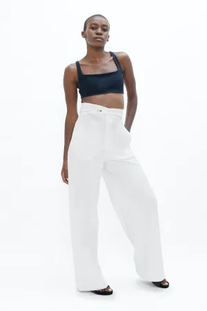 Florence Pants - White Dove