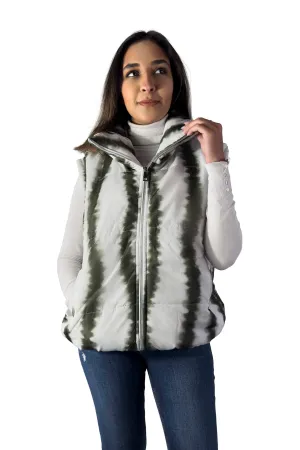 Forest Wave Puffer Vest