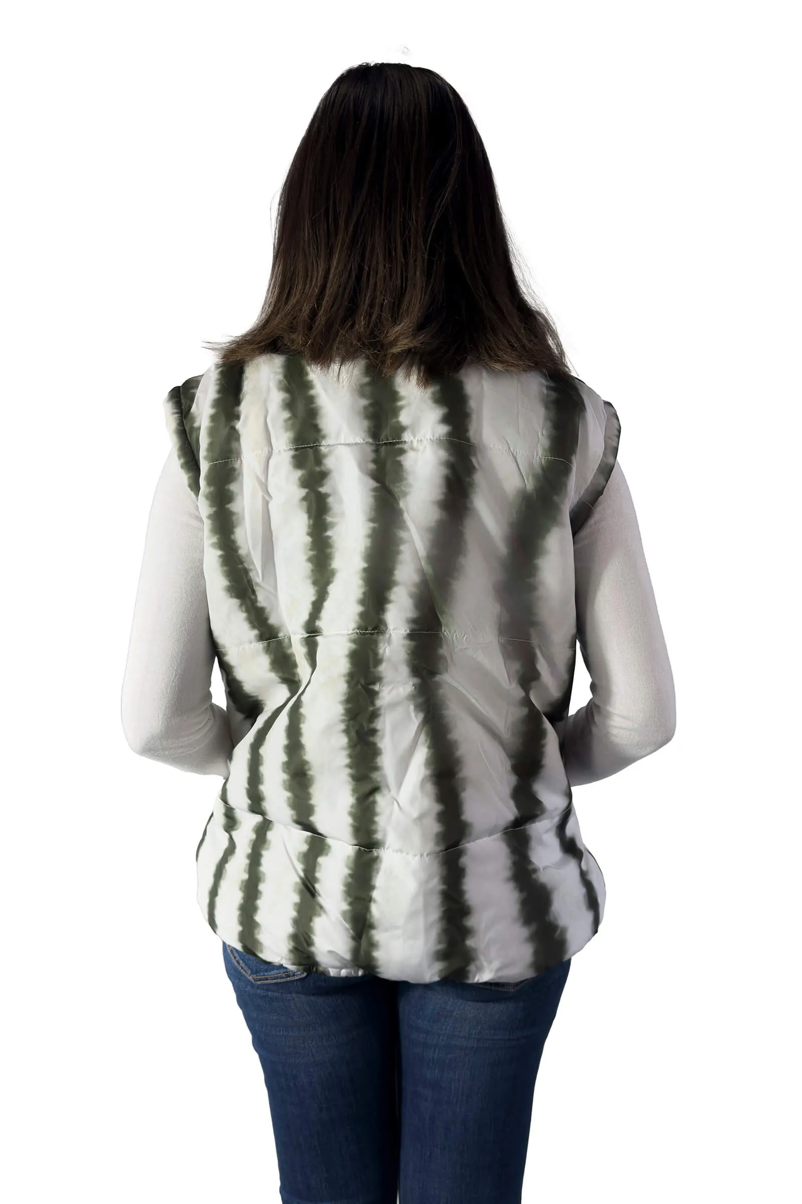 Forest Wave Puffer Vest