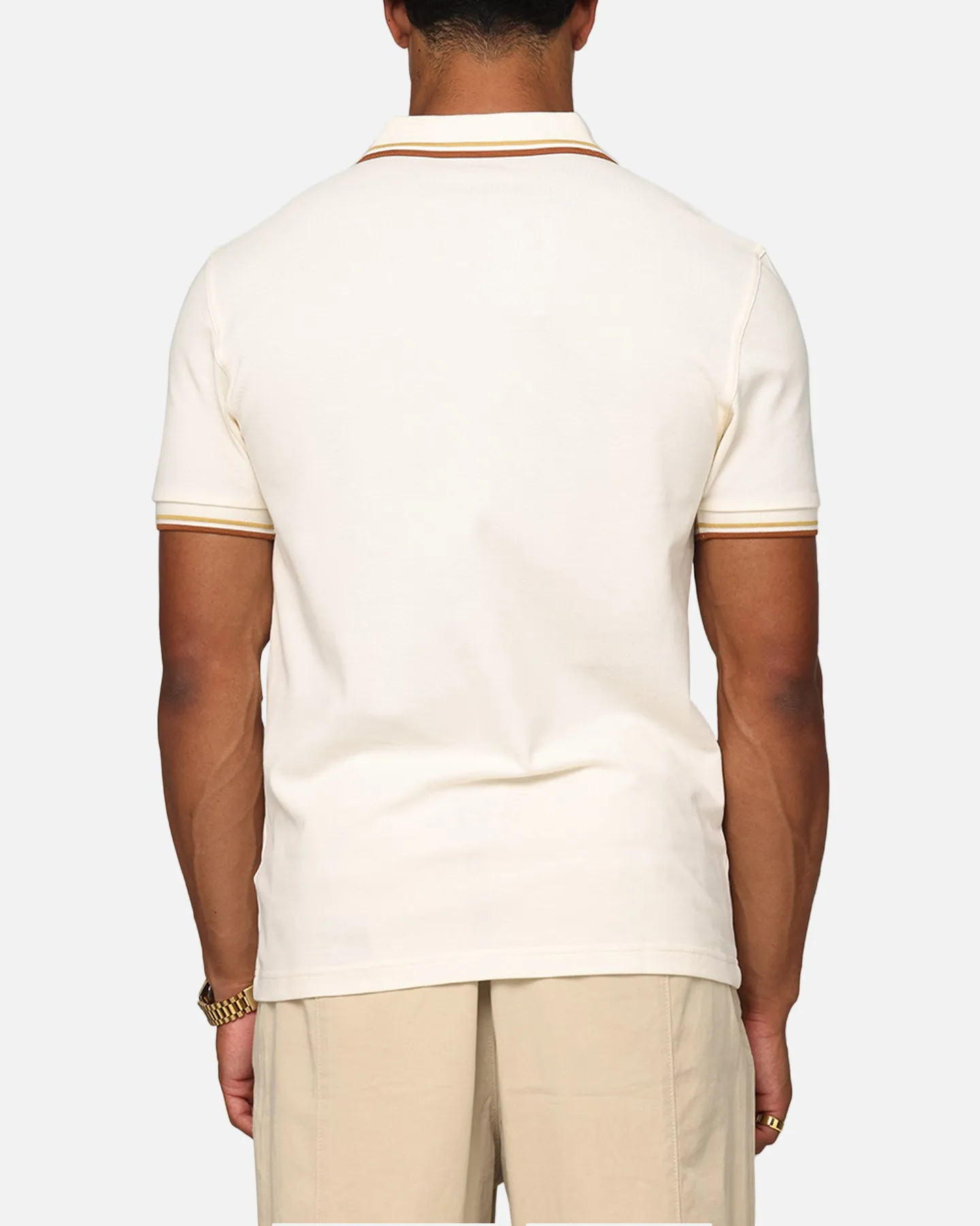 Fred Perry Twin Tipped Polo Shirt Ecru