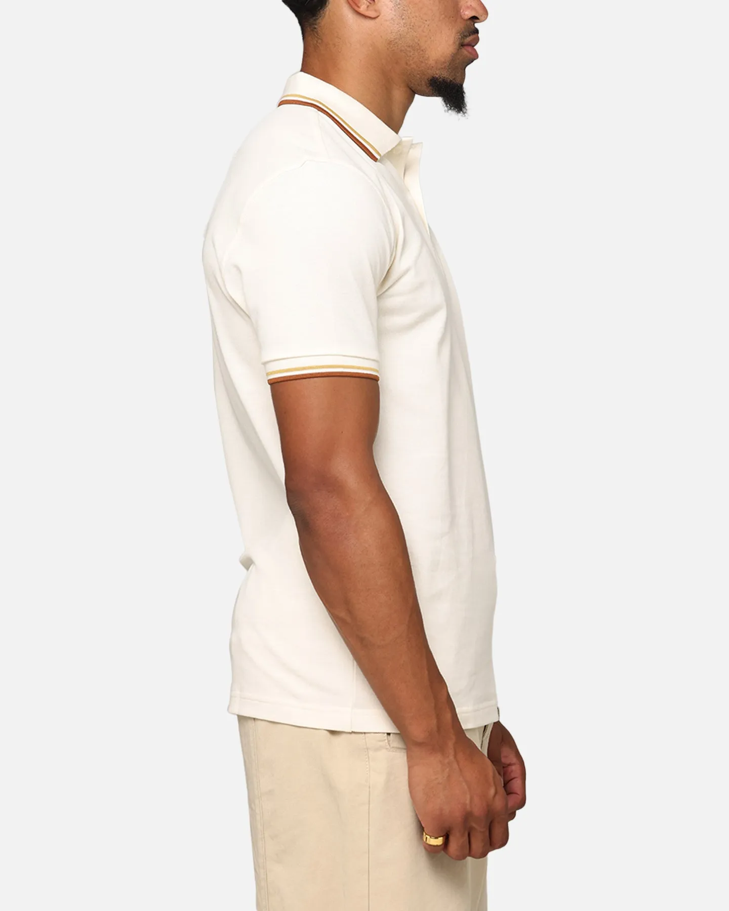 Fred Perry Twin Tipped Polo Shirt Ecru
