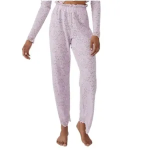 Free People Lace Pajama Pants Lilac M