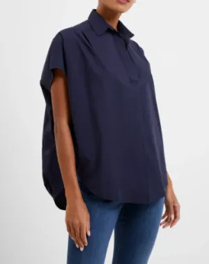 French Connection Cele Rhodes Poplin Shirt - Marine