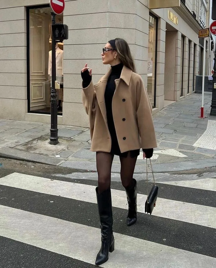 FRING - Classic Wool-Blend Oversized Coat