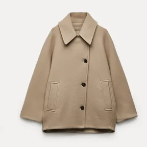 FRING - Classic Wool-Blend Oversized Coat