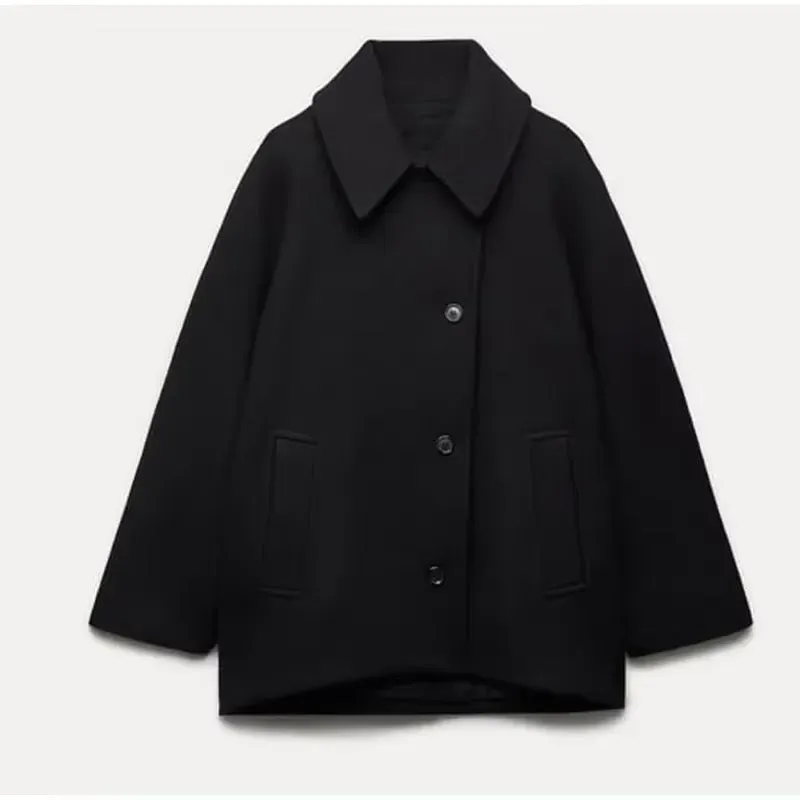 FRING - Classic Wool-Blend Oversized Coat