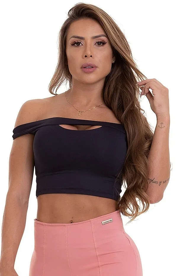 Garotafit Cropped Blouse Munich Black