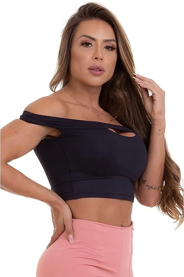 Garotafit Cropped Blouse Munich Black