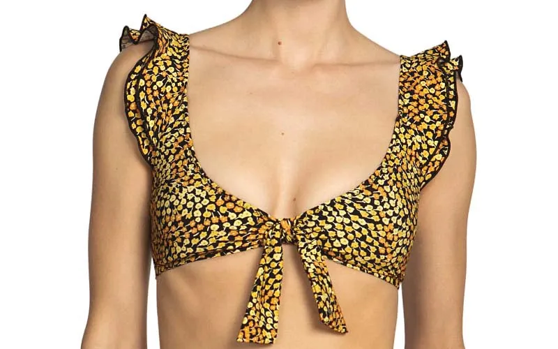 Georgia Ruffle Sleeve-Georgia Twist Bikini ::RET