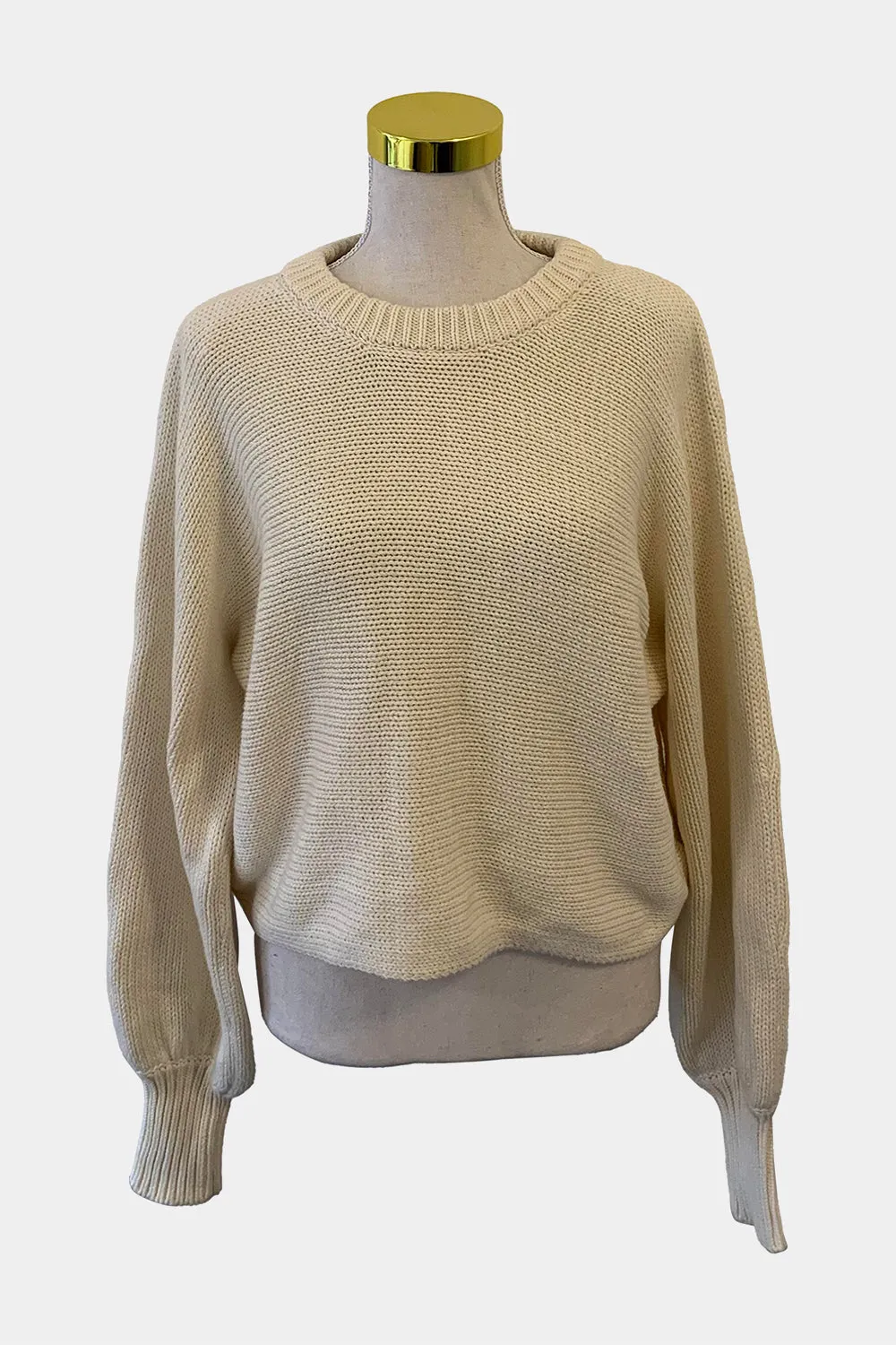 GHANDA Cream Sweater