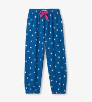 Girls Falling Stars Baggy Track Pants