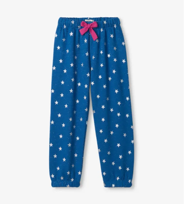 Girls Falling Stars Baggy Track Pants
